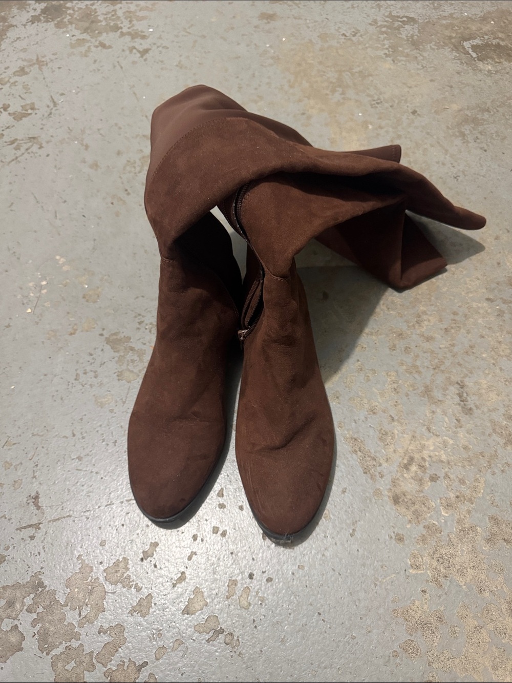 J. Crew Dark Brown Over-the-Knee Suede Boots